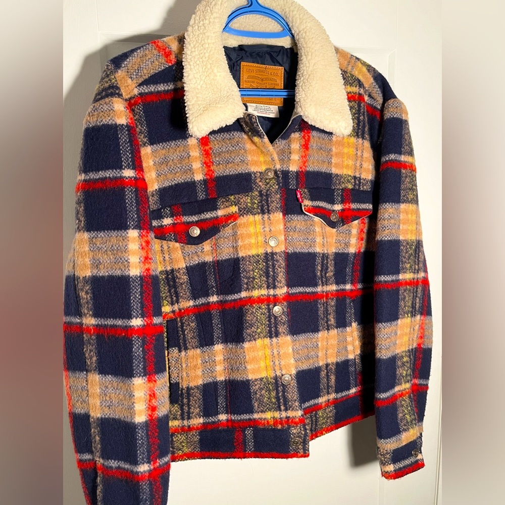 Levis Wool trucker jacket women